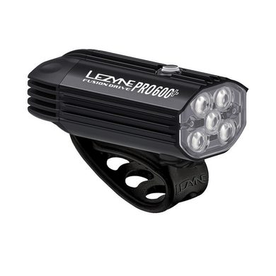 LEZYNE FUSION DRIVE PRO 600+ FRONT SATIN BLACK