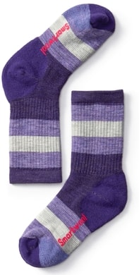 SMARTWOOL K Striped Hike Medium Crew, mountain purple