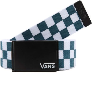 VANS DEPPSTER II WEB BELT blue coral-checkerboard