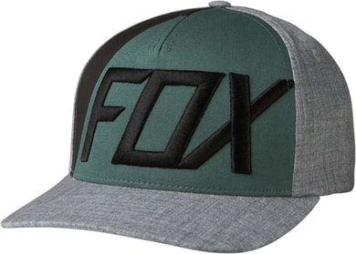 FOX Blocked Out Flexfit Heather Grey