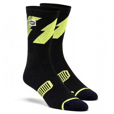 100% BOLT Performance Socks Lime