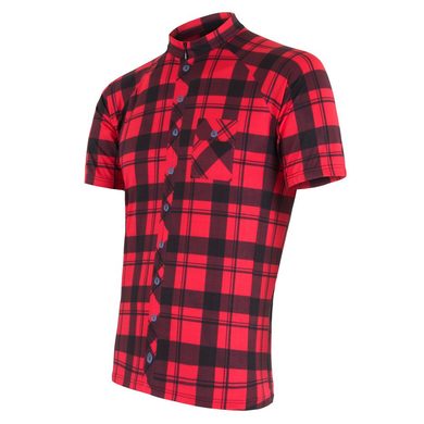 SENSOR CYKLO SQUARE men's jersey, red