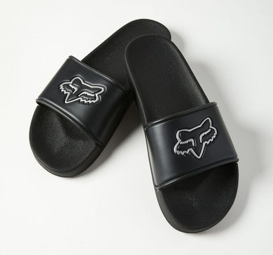 FOX Unisex Track Slides Black