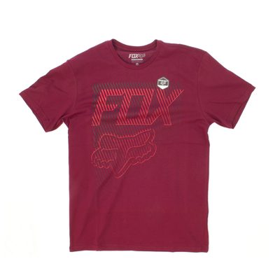 FOX Fractured Tee burgundy