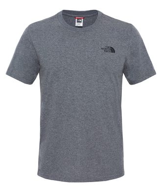 THE NORTH FACE M S/S SIMPLE DOME TEE, TNFMEDIUMGREYHEATHER(STD)