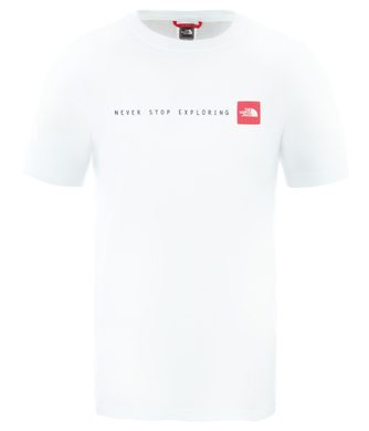 THE NORTH FACE M S/S NSE TEE TNFWHITE/TNFRED