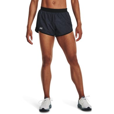 UNDER ARMOUR Fly By 2.0 Printed Short, black