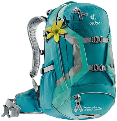 DEUTER Trans Alpine Pro 24 SL petrol-mint - dámský cyklo batoh