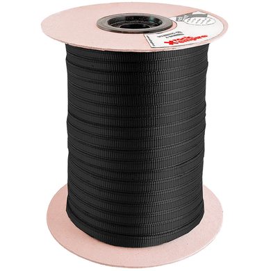 ROCK EMPIRE Webbing on a Bobbin 20mm, black