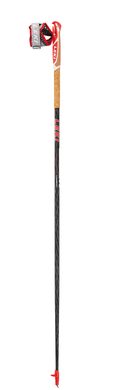 LEKI Vertical K, visiblecarbon-neonred-white