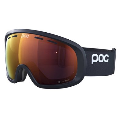 POC Fovea Mid Clarity, Uranium Black/Spektris Orange