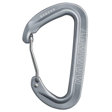 MAMMUT Sender Wire Carabiner, light grey