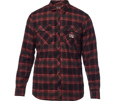 FOX TRAILDUST FLANNEL cardinal