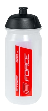 FORCE STRIPE 0,5 l, transparent red