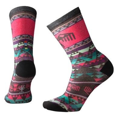 SMARTWOOL W Bird Geo Print Crew, mint