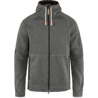 FJÄLLRÄVEN Övik Fleece Hoodie M Dark Grey