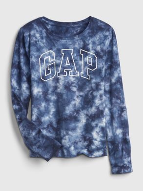 GAP 730979-00 Dětské tričko s logem GAP Modrá