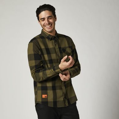 FOX Voyd 2.0 Flannel, Fatigue Green