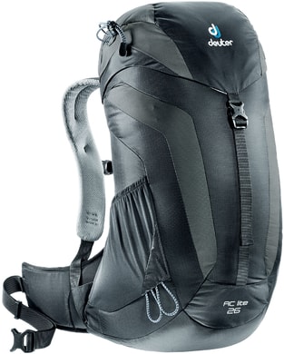 DEUTER AC Lite 26 black-granite - turistický batoh