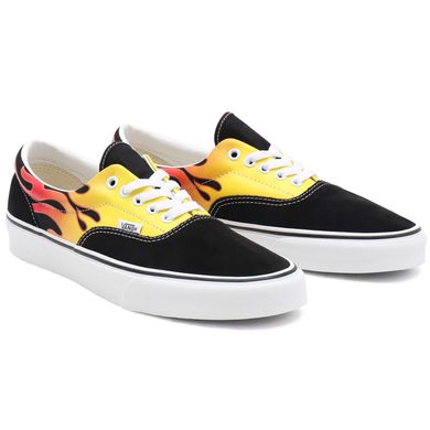 VANS UA Era (FLAME), BLACK/TRUE WHITE