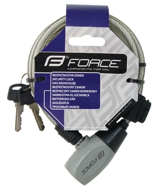 FORCE RON spiral with holder 185cm/8mm, clear