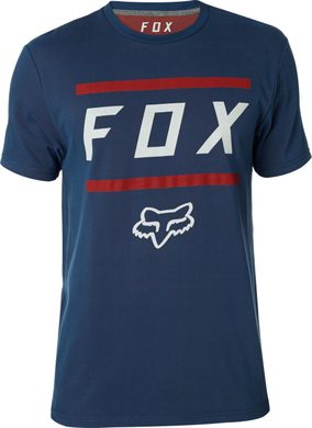 FOX Listless Airline Ss Tee Navy/Red