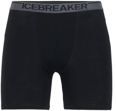 ICEBREAKER M Anatomica Long Boxers, BLACK