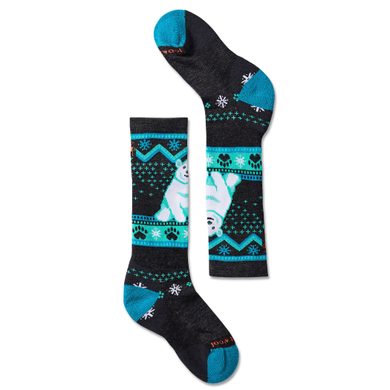 SMARTWOOL K WINTERSPORT FU CN PLR PTR OTC, charcoal