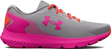 UNDER ARMOUR UA GGS Charged Rogue 3, Gray/pink