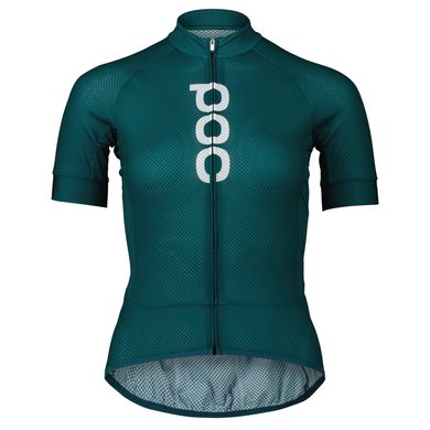 POC W's Essential Road Logo Jersey, Dioptase Blue