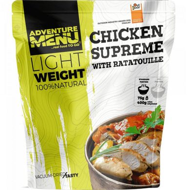 ADVENTURE MENU Chicken supreme with ratatouille, 75g