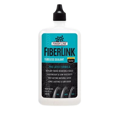 FINISH LINE FiberLink Tubeless Sealant: Pro Latex 8oz/240ml - dispenser