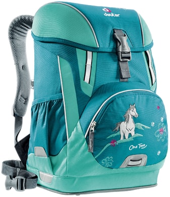 DEUTER OneTwo petrol horse - dětský batoh