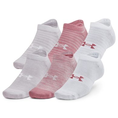 UNDER ARMOUR Essential No Show 6pk, pink