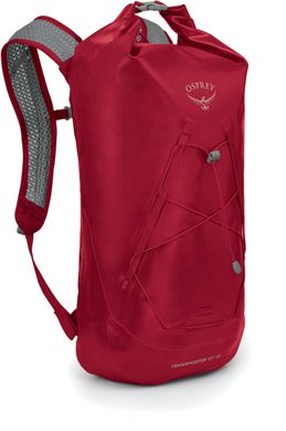 OSPREY TRANSPORTER ROLL TOP WP 18, poinsettia red