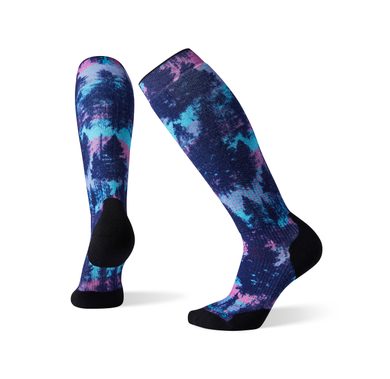 SMARTWOOL W PHD SNOW LIGHT ELITE PRINT, ocean abyss