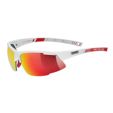 UVEX RADICAL PRO white red - sportovní brýle bílé
