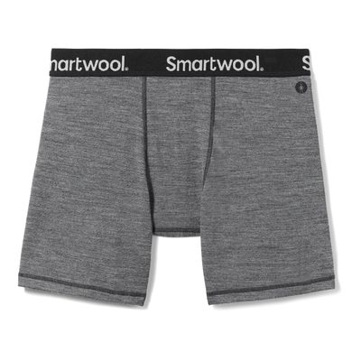 SMARTWOOL M BOXER BRIEF BOXED medium gray heather