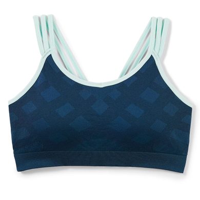 SMARTWOOL W MRN SPT SMLSS STRPP BRA, twilight blue