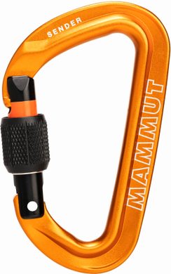 MAMMUT Sender Screwgate Carabiner Gold