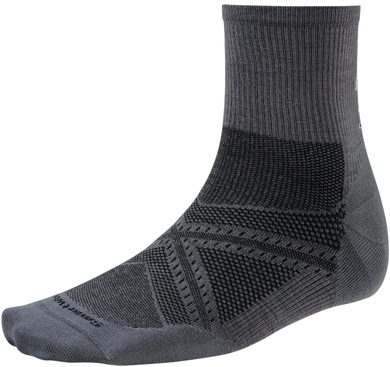 SMARTWOOL PhD Run Ultra Light Mid Crew graphite