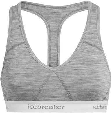 ICEBREAKER W Sprite Racerback Bra METRO HTHR