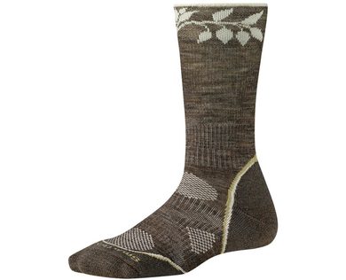 SMARTWOOL PhD Outdoor Light Pattern Crew taupe