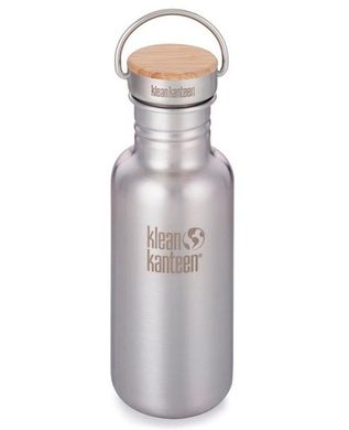 KLEAN KANTEEN Reflect w/Bamboo CVap 532 ml, brushed stainless