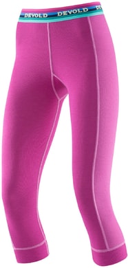 DEVOLD Hiking Woman 3/4 Long Johns, Orchid