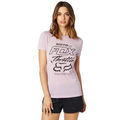 FOX Throttle Maniac Ss Crew Tee, lilac