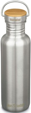 KLEAN KANTEEN Reflect w/Bamboo Cap - brushed stainless 800 ml