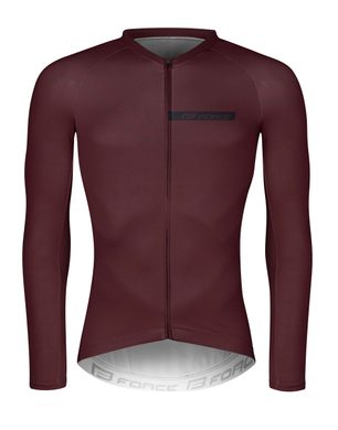 FORCE CHARM long sleeve, burgundy