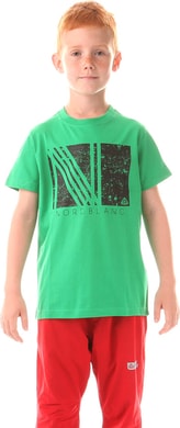 NORDBLANC NBFKT5973L BASIS amazonská zelená - dětské tričko