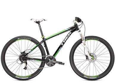 TREK X-CALIBER 7 BLACK/GREEN - odpružené horské kolo